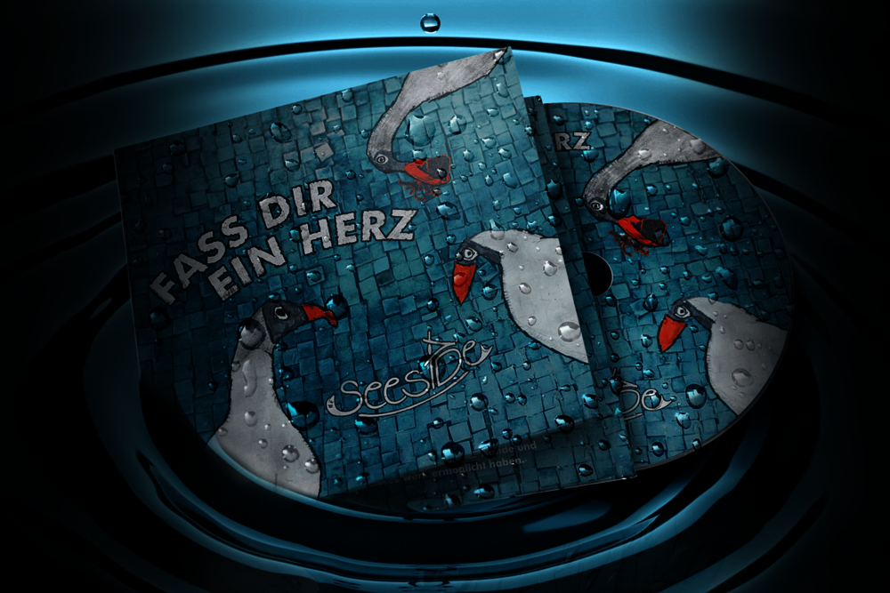Grafische Gestaltung eines CD Covers der Band Seeside aus Greifswald