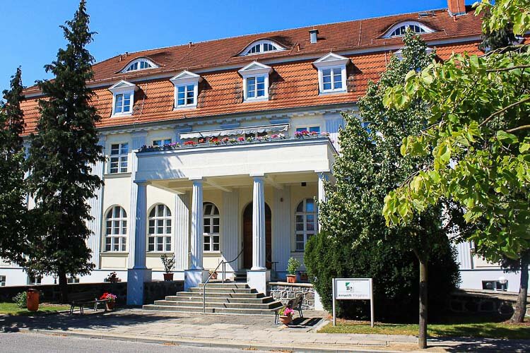 Gebäude des Pflegeheims Villa Annastift in Jarmen
