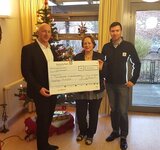 Eine Spende für das "Haus an der Trebel"