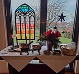 Bewohner*innen der Greifswalder Wohnstätten feiern Andacht