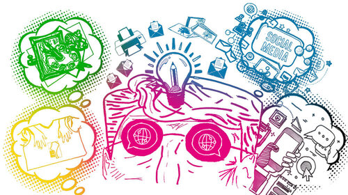 Kreativ und bunt. - Medienfabrik Greifswald Grafik mit vielen Ideen, Einfällen, und mehr unseres Copyshops Medienfabrik Greifswald