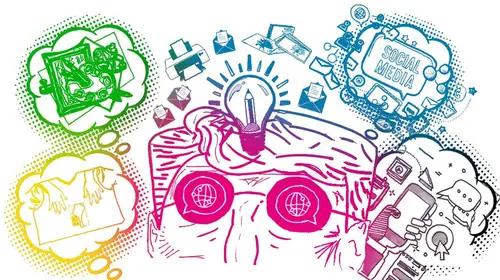 Grafik mit vielen Ideen, Einfällen, und mehr unseres Copyshops Medienfabrik Greifswald