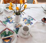 Gedeckter Tisch zur Frauentagsfeier im Nikolaiheim