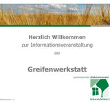 Infoabend der Greifenwerkstatt