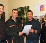 Drei Gewinner mit der Integrationsassistenz - Dienst zur betrieblichen Inklusion