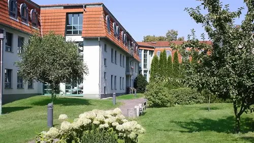 Gebäuderückseite des Pflegeheims Gertraudenstift