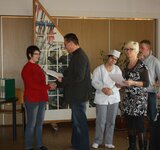 Mit großer Aufregung und Freudentränen ...