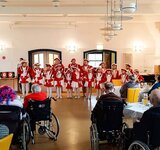 Funkengarde auf der Faschingsfeier