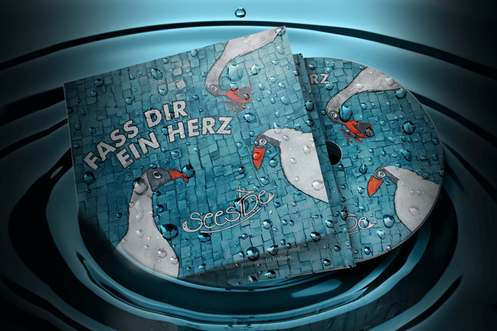Grafische Gestaltung eines CD Covers der Band Seeside aus Greifswald
